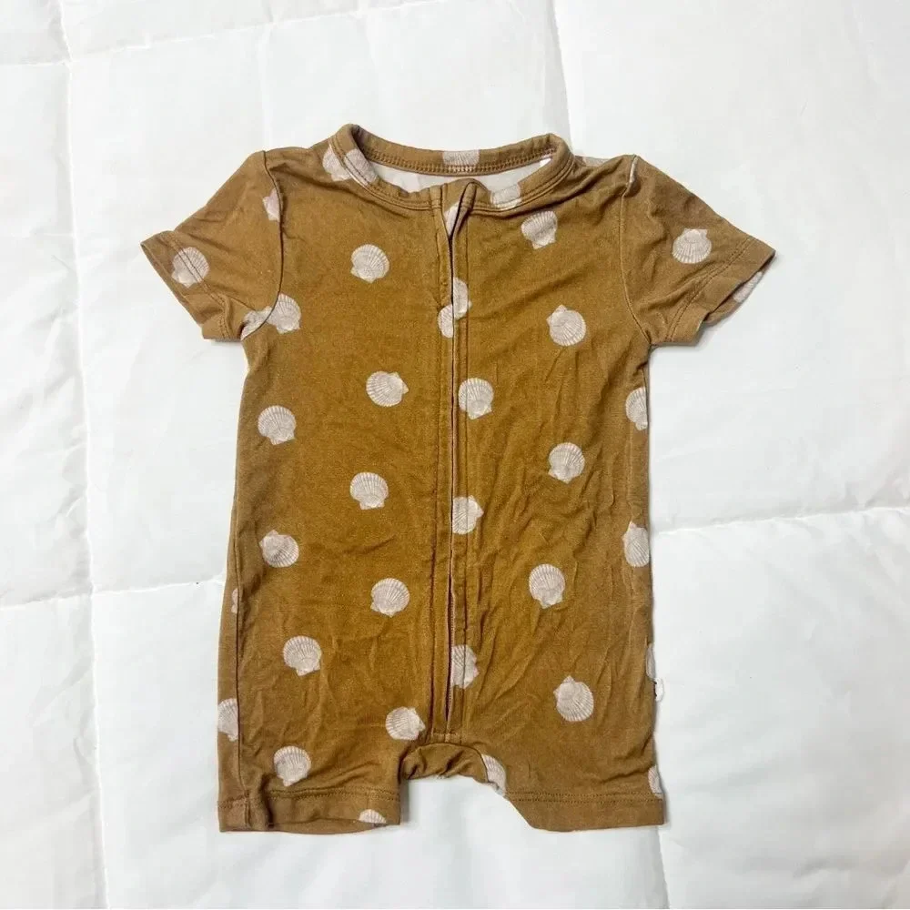 Brave Little Ones Shell Print Romper